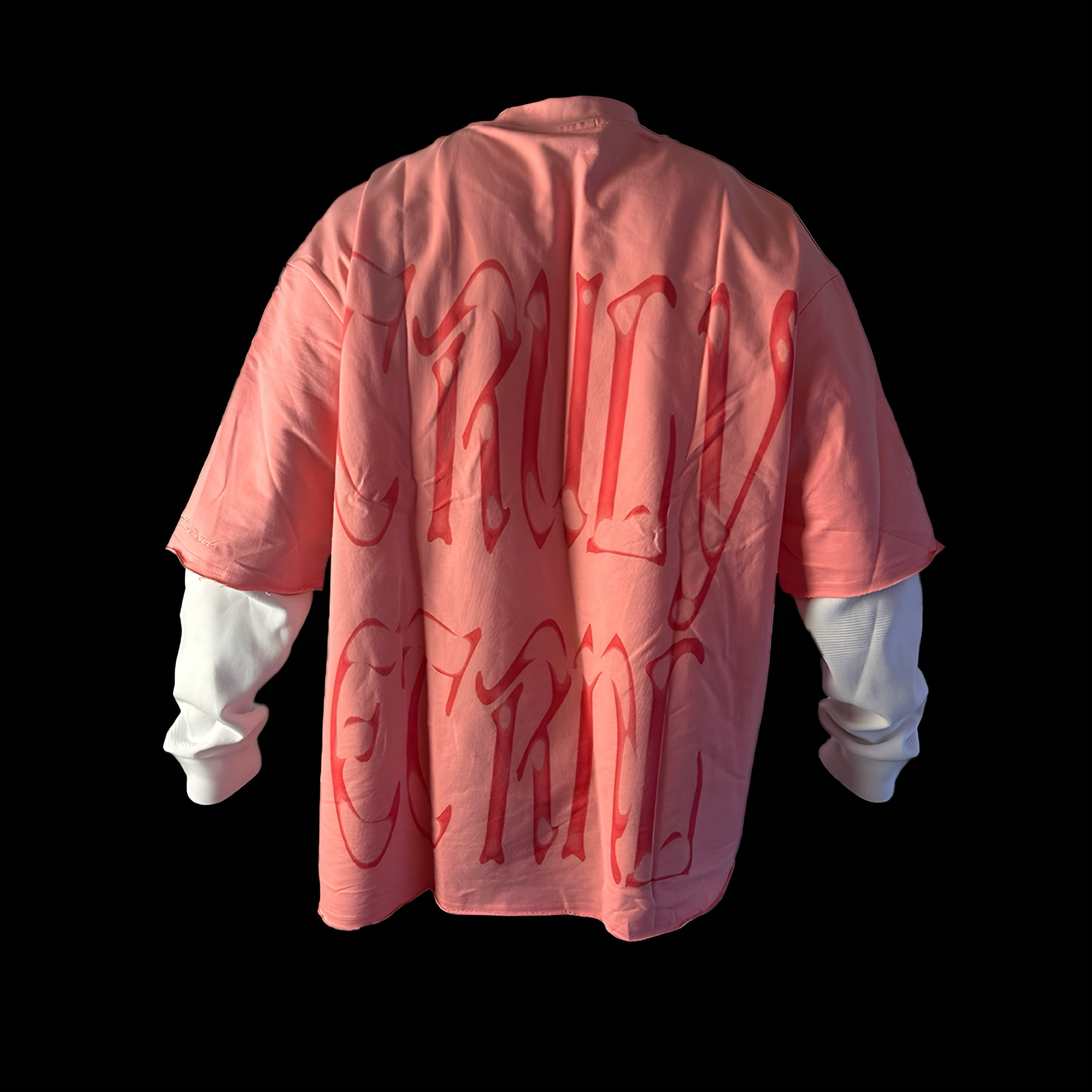 Mirrored Madonna Tee - Pink