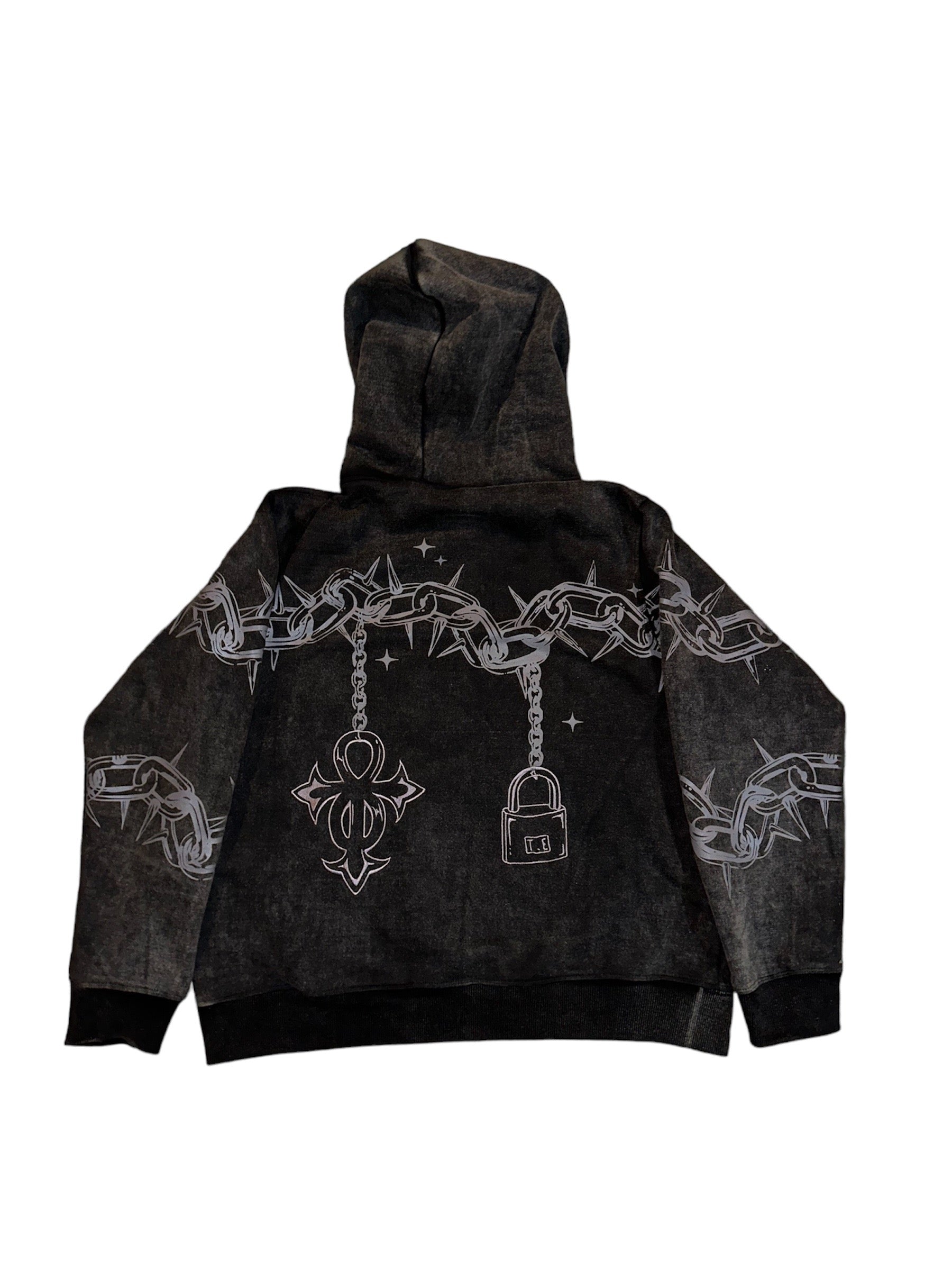 Chains Hoodie - Black