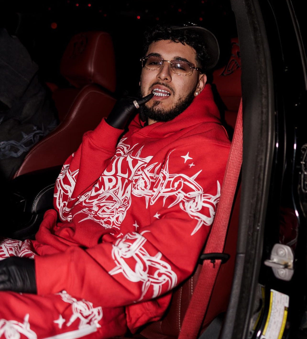 Chains Hoodie - Red