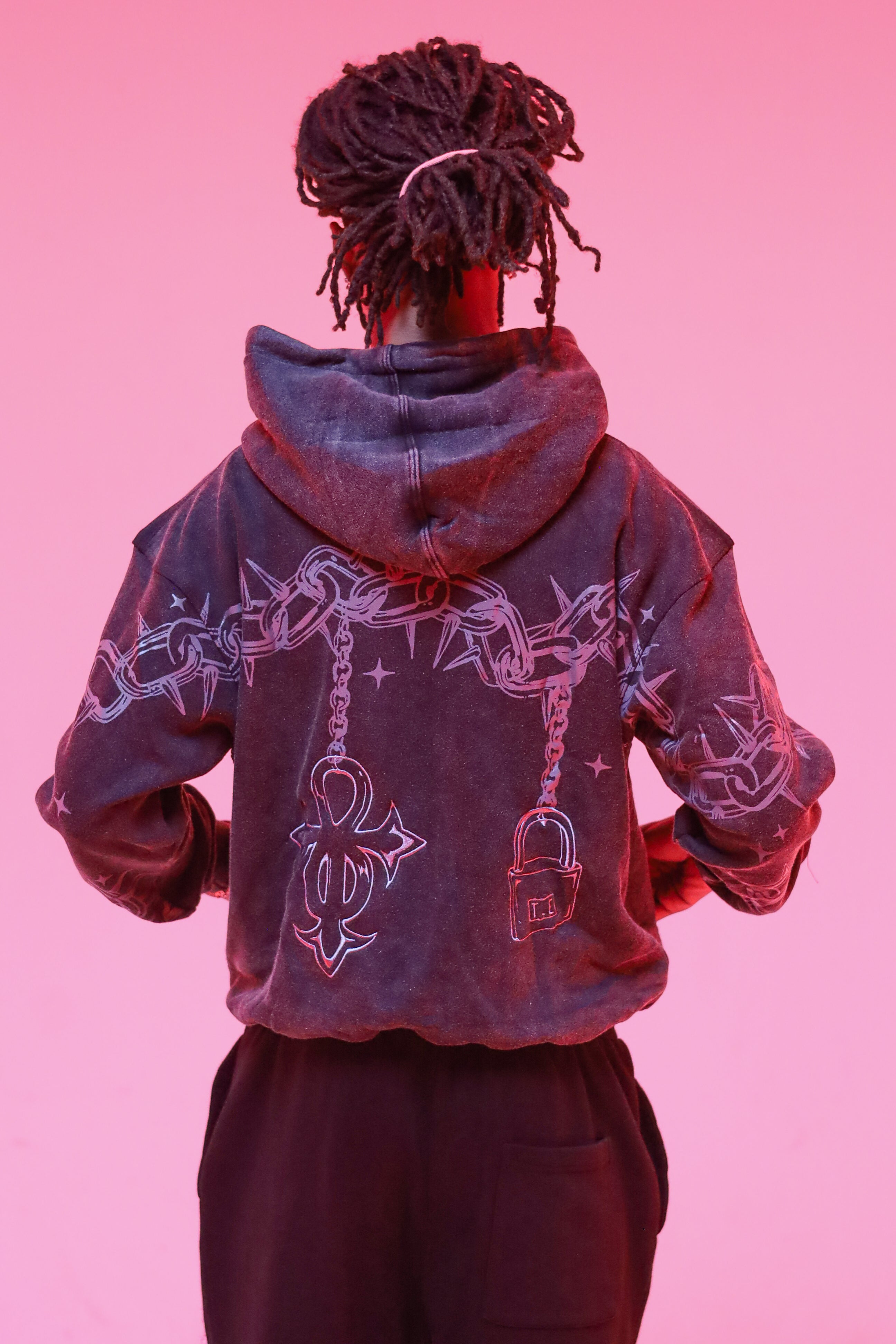 Chains Hoodie - Black